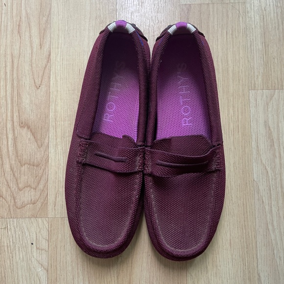 Rothy’s Burgundy Drivers - Picture 2 of 4